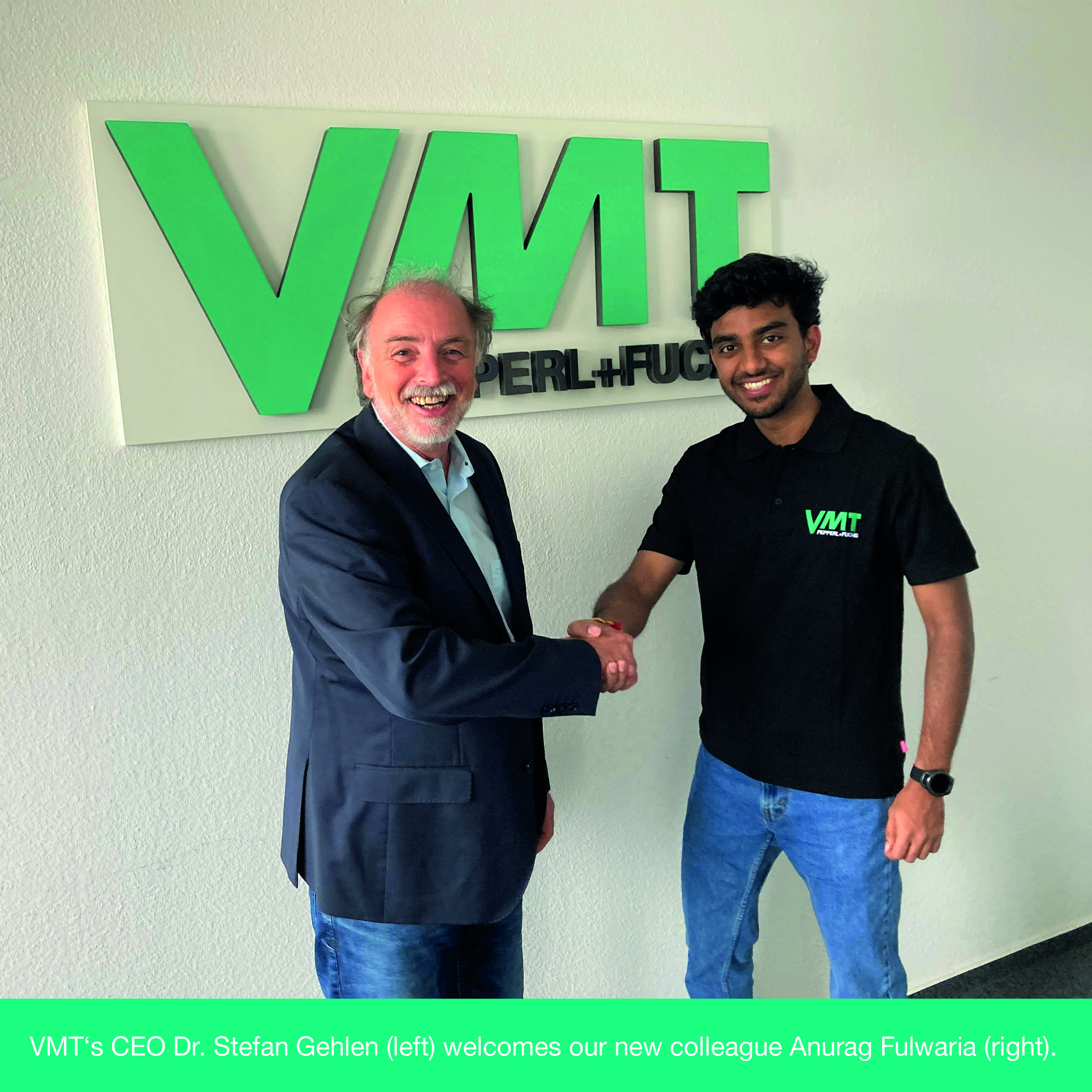 CEO welcomes new colleague